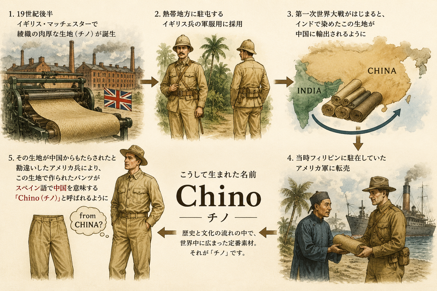CHINO HISTORY