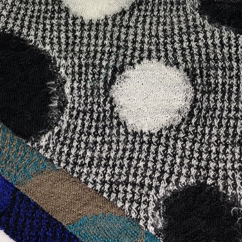 強撚ニットサークルｘチドリＪＱ